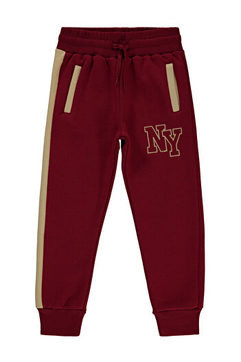 Civil Boys Boy's Sweatpants 10-13 Years Old Claret Red