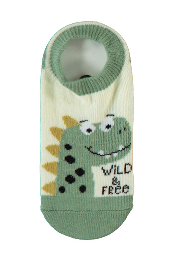 Civil Boys Boy's 3-Piece Ballerina Socks 2-12 Years, Green