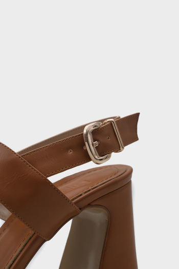 Capone Outfitters Tina Mid Heeled Double Strap Women's Sandals