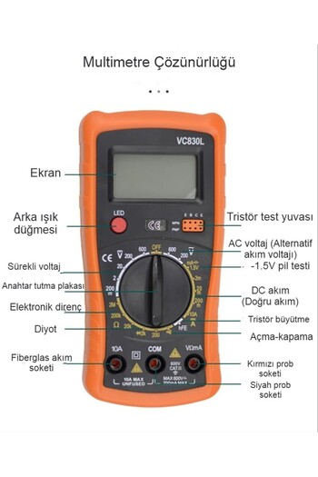 MDS Ayarlanabilir Elektrikli Havya Kiti Full Lehim Seti Dijital Multimetre Taşıma Çantalı Dıy Aracı 60w