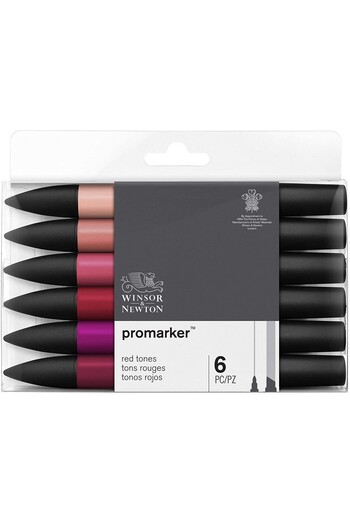 Winsor Newton Promarker 6-pack Red Tones / 0290159