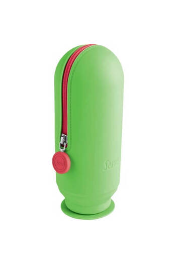 Serve Hoop Silicone Pencil Case Neon Green