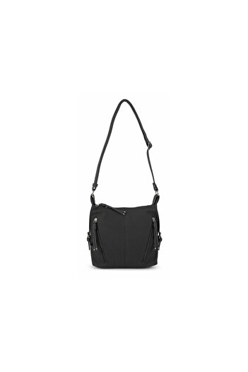 Tom Tailor Umhängetasche für Damen in schwarz