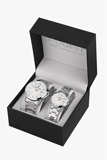 Daniel Klein Daniel Klein 30 Mt Water Resistant Steel Cord Wrist Watch Special for Couples