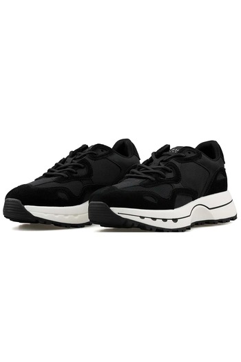 Lufian 111230268 Graham Sneaker Men's Leather Shoes Black