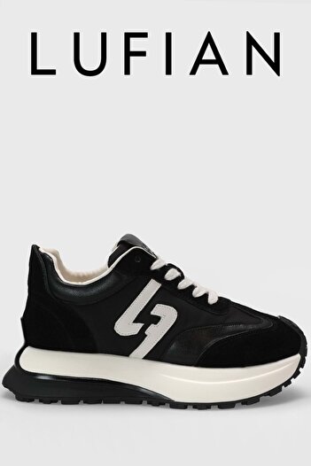 Lufian 121230032 Παπούτσια Sneaker Unisex Marta ΜΑΥΡΟ