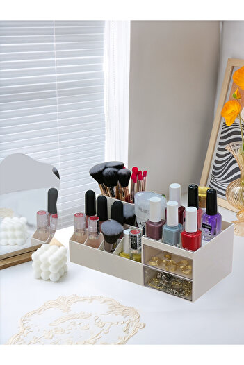 EVSTYLE Makeup Organizer with Two Drawers