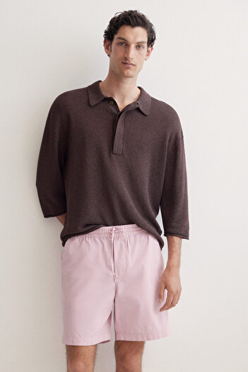 H&M Kanvas Şort Regular Fit