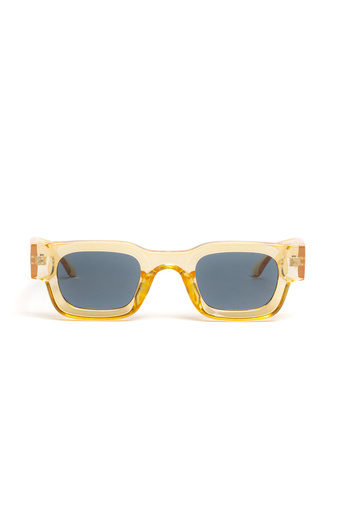 Sunbas Sunglasses Boston Transparent Honey Light Blue Sunglasses For Men And Women