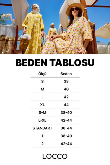 LOCCO Kadın Fırça Desen Elbise Kırmızı