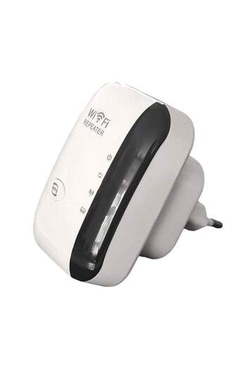 SIKS Wireless Adapter, Wi-Fi Range Signal Amplifier, 2.4 Ghz, 300 Mbps, 10 m Coverage, LAN Slot