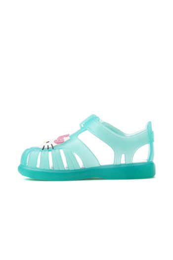 IGOR Igor Tobby V.Kıtty Girl's Hello Kitty Non-Slip Sole Children's Daily Sandals (18-29) 24Y S10268 Green
