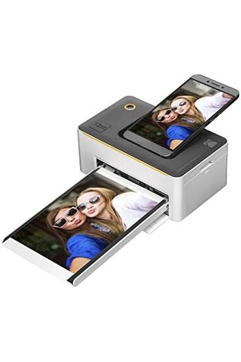 Kodak Dock Premium 4x6” Portable Instant Photo Printer, Bluetooth Edition | Full Color Photos, 4Pa