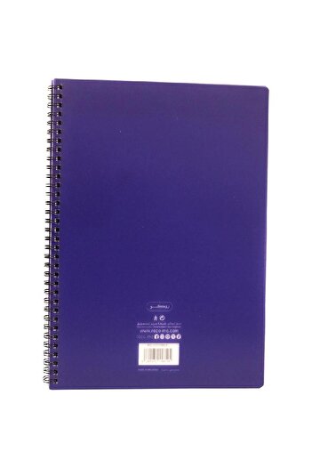 Roco Notebook – A4 Size, 100 Sheets, Single Ruled (Arabic), Blue Cover