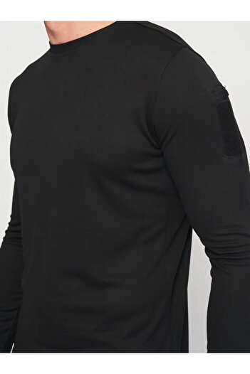 SINGLE SWORD Ss Γιακάς Μακρυμάνικο T-Shirt Lacos Υλικό