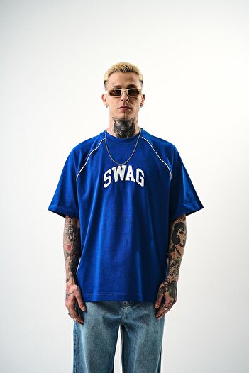 Respire Ανδρικό μπλουζάκι Swag Κεντημένο Oversize Saks