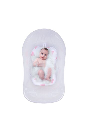Sevi Bebe SeviBebe White-Pink Bath Pillow