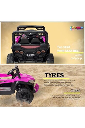 ALBADER Electric Ride On Car Buggy Jeep, Ride on Toys for Big Kids With Powerful 12V, Electric Car