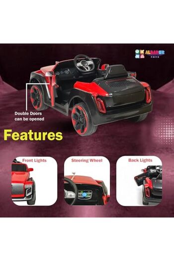 ALBADER Electric Ride On Car Rolls Royce With 4 Motors, Kids Can Sit on Children's Electric Car 12V