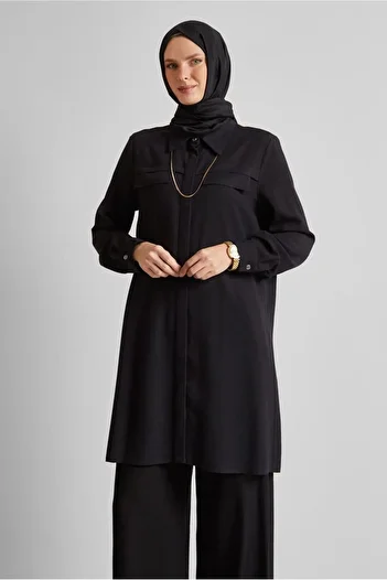 Alvina Shirt Collar Tunic 45683
