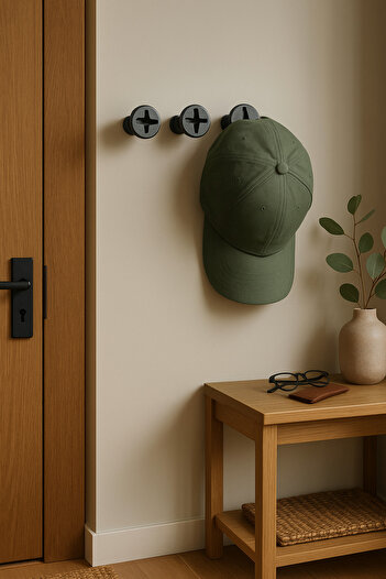 HARGE Hg Decorative Screw Hanger Modern Young Room Doorway Entrance Practical Home Supplies 10 X 8 cm