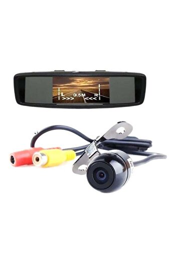 Generic Car Parking Night Vision Rear Camera With Mirrors Set