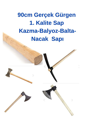 KL HOME 1St Quality Real Hornbeam 90cm Hoe-Sickle-Scythe Handle (Price Is for 1 Piece)