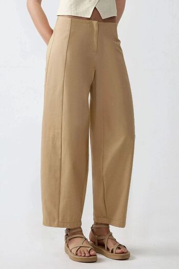 Hiccup High Waist Balloon Pants Turning