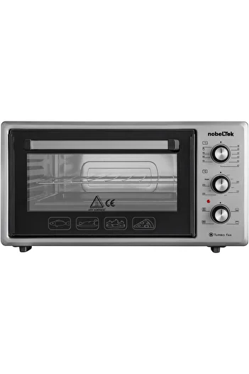 NobeLTek Electric oven Nobeltek NLT FSO48X, 48L, 1600W, grill, timer, thermostat, double glass, fan