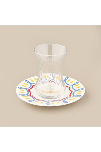 Evidea Kitchen Bonjour Tea Plate - Colored - 13 cm