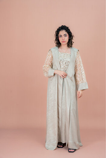 IKKXA Shimmer Modern Design Jalabiya