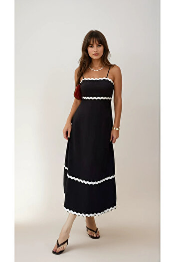 MAYELN Erica Strap Midi Dress - Stylish Summer Design, Comfortable Fit