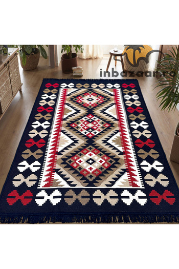 OEM Traditional rustic rug 160x250 cm Navy blue