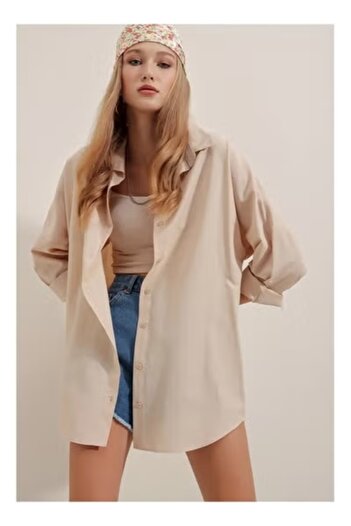 Generic Oversize Long Basic Shirt