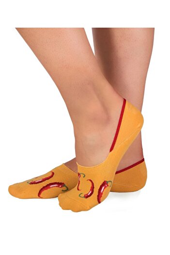 Pirin Hill Invisible Summer Chilli Pepper Insole Socks