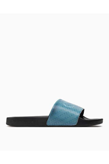 Calvin Klein Erkek Marka Logolu Rahat Siyah Terlik YM0YM00953-0GW