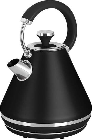 ECG Electric kettle ECG RK 1708 Tradizione Nero, 2200 W, 1.7 liters, Strix connector, matte black