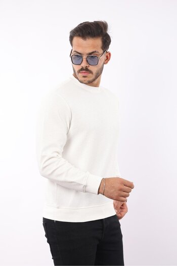 rugatchi Waffle Textured Sweatshirt