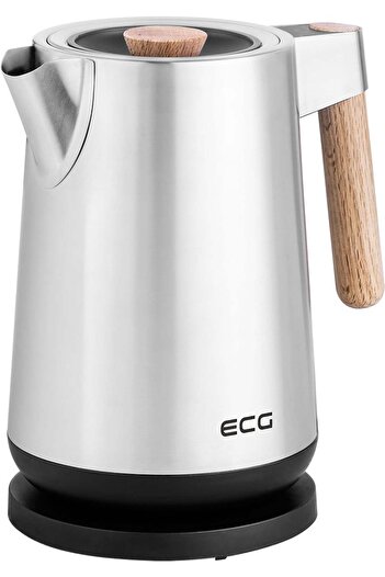 ECG Electric kettle ECG RK 1767 Strix Timber, 1.7 liters, 2200 W, stainless steel and wooden elements