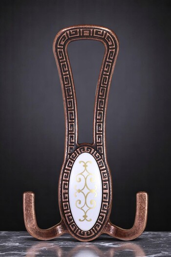 Sucuoğlu Seçil (Antique Copper) Metal Coat Rack Cloakroom Wall Wardrobe Clothes Furniture Door Hanger Rack Hanger