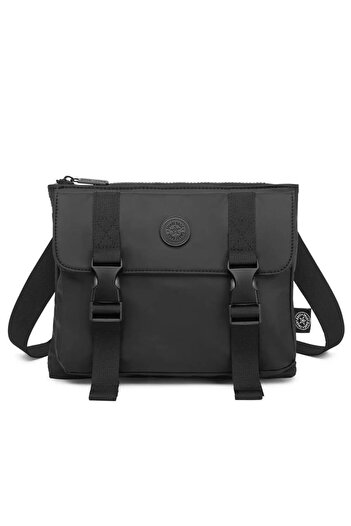 SMART BAGS Gumi Fabric Cross Strap Messenger Bag Bc 8657 - Black