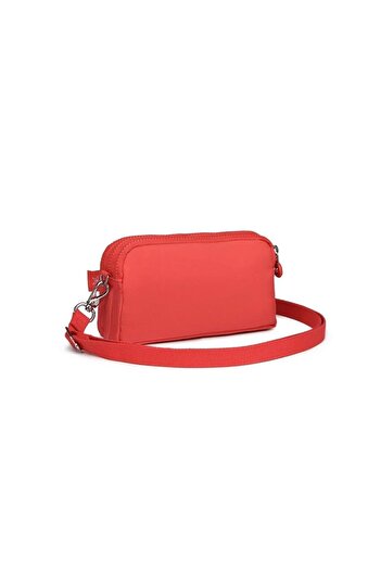 SMART BAGS Crinkle Fabric Waterproof Mini Size Messenger Bag Bc 1112 - Pomegranate