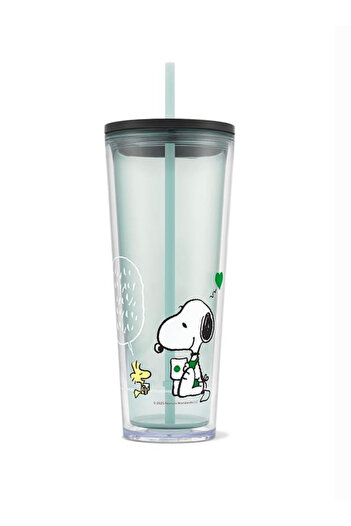 Starbucks ®   Plastic Cold Drink Cup - Peanuts ™   Designed - 710 ml