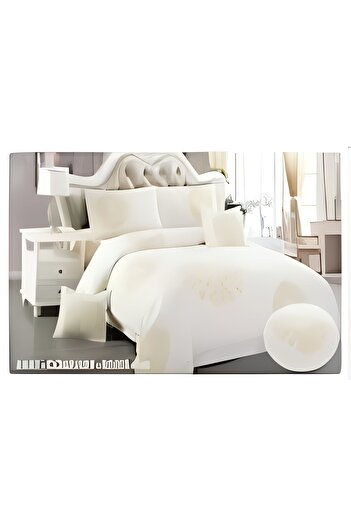 East Comfort 6-piece bed linen, with printed pattern, 230 x 250 cm