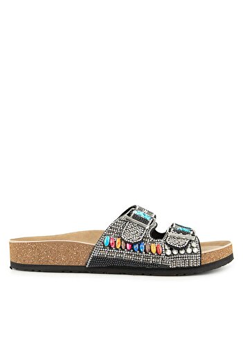 Muya Paa Anatomical Sole Women's Slippers Black