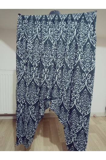 hoaryage Viscose Press Fabric Floral Patterned Shalwar with Pockets 100% Cotton 38 Size up to 100 kg