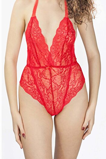 BLD by Exclusive Red lace bodysuit OANA, BLD by Exclusive