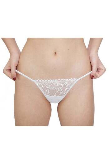 BLD by Exclusive FANTAZIA white lace thong panty, BLD by Exclusive