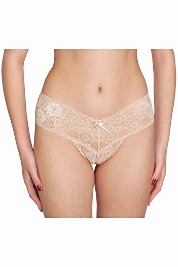 BLD by Exclusive SIMONA white lace Brazilian panty, BLD by Exclusive