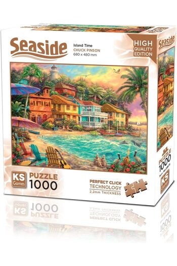 Ks Games 20673 Island Time 1000 Piece Puzzle -Ks Puzzle